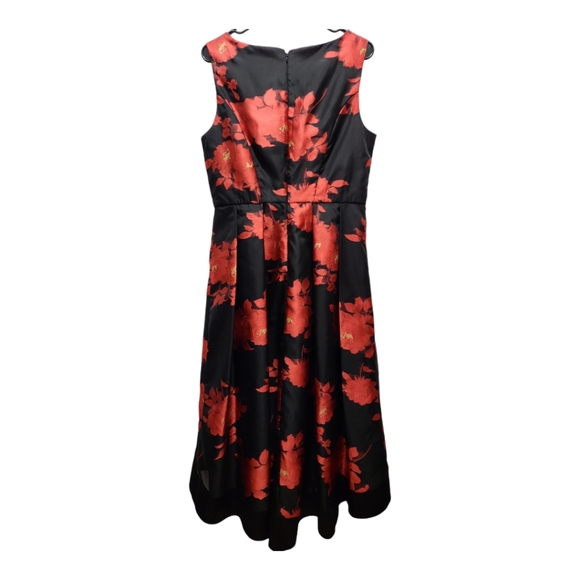 Worn Once! Red and Black Hi/Low Dress - Size 10 - Picture 2 of 2